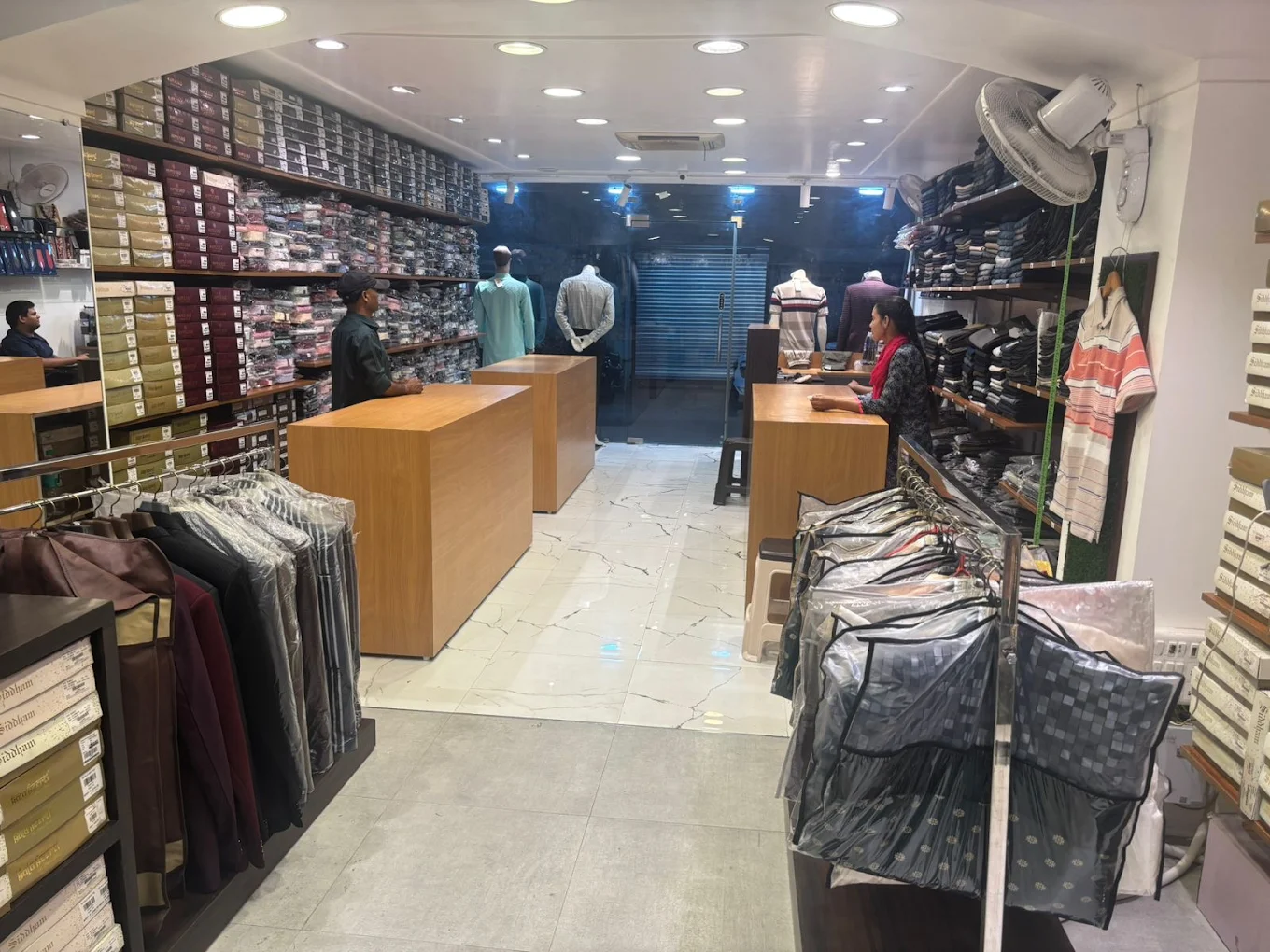 Custom tailored double-breasted suits and blazers